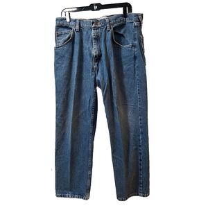 Mens Wrangler Jeans Blue Size 36 X 29" Vintage Cotton Denim Regular Fit
